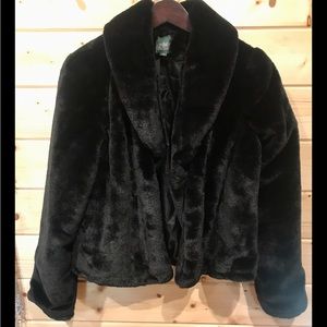 Faux fur jacket